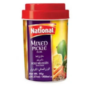 National Mixed Pickle in Oil (1kg Jar)